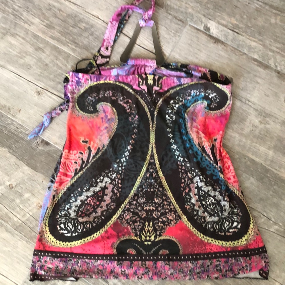 Boston Proper Bohemian Halter Top/Cami M - Picture 5 of 7